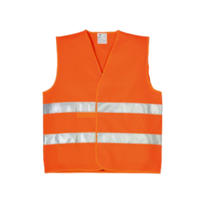Gilet de signalisation orange fluo