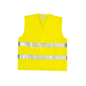 Gilet de signalisation jaune fluo